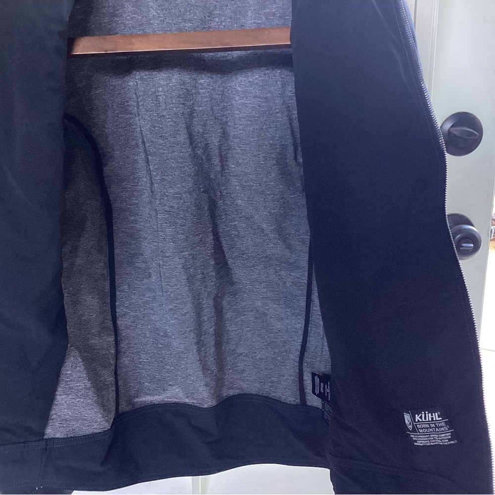 Kuhl Burr Jacket born in the mountains size large logos black - Picture 9 of 12